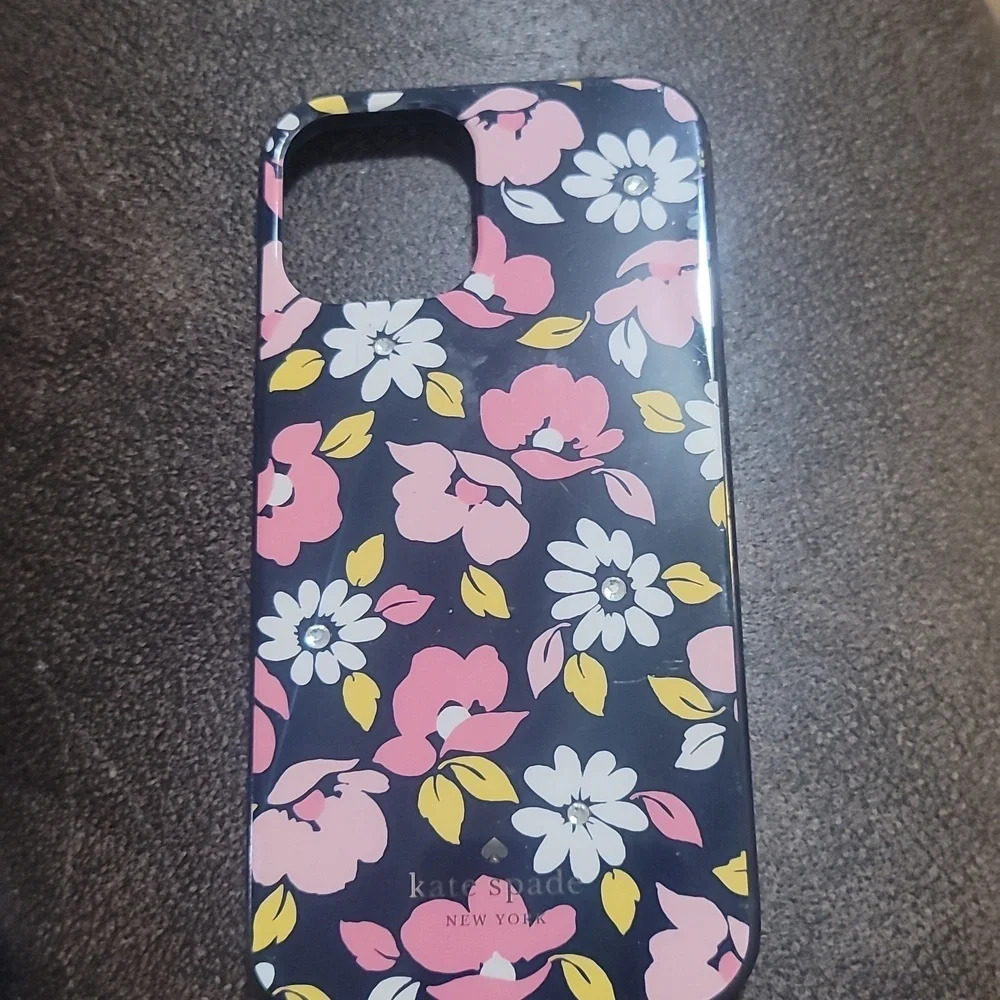 Kate spade floral rhinestone phone case cover LG